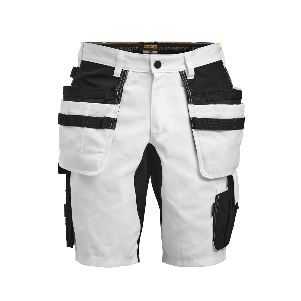 2178 Målarshorts Core Stretch Vit/Svart