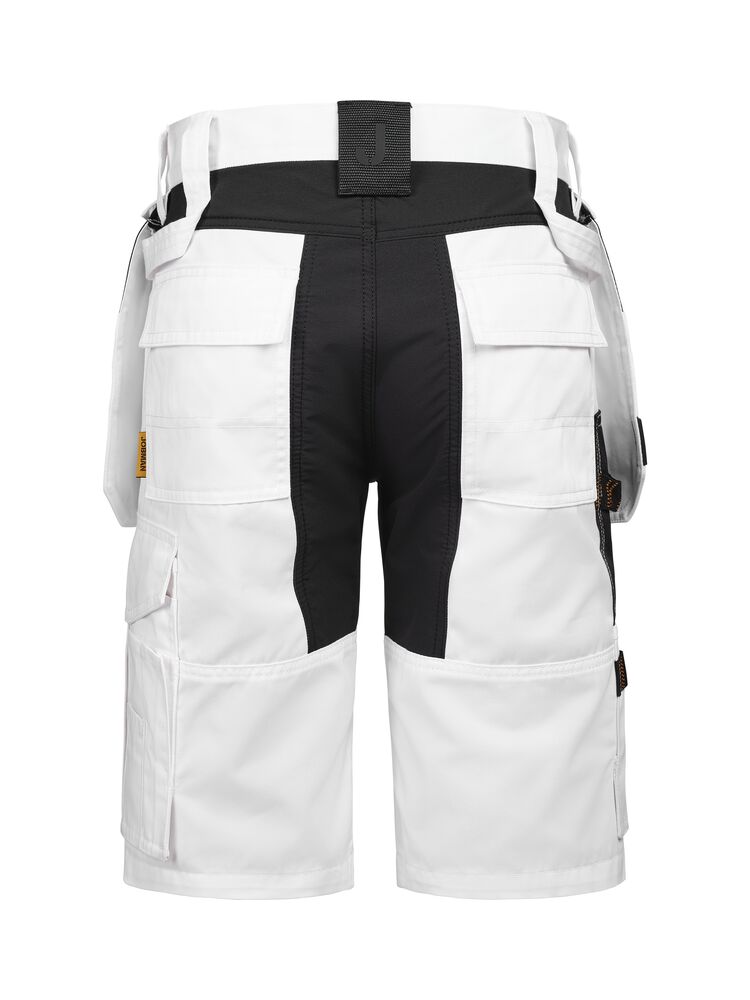 2337 Hantverksshorts semistretch Dam Vit/Svart