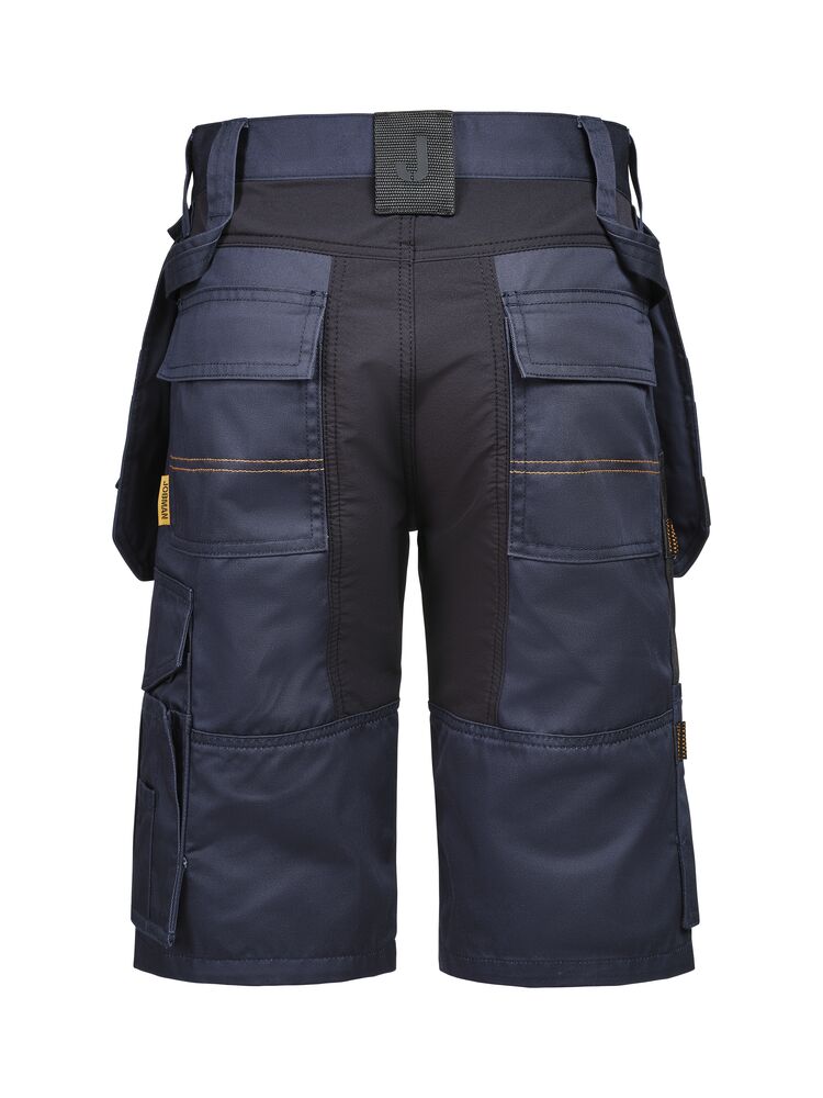 2337 Hantverksshorts semistretch Dam Marinblå/Svart