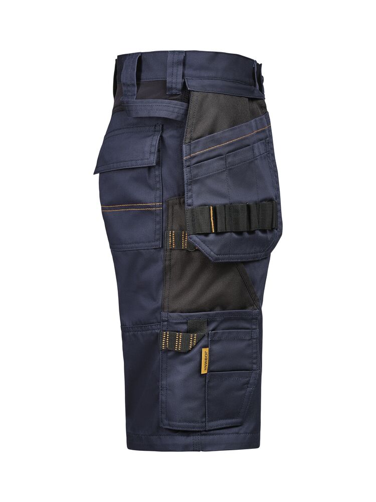 2337 Hantverksshorts semistretch Dam Marinblå/Svart