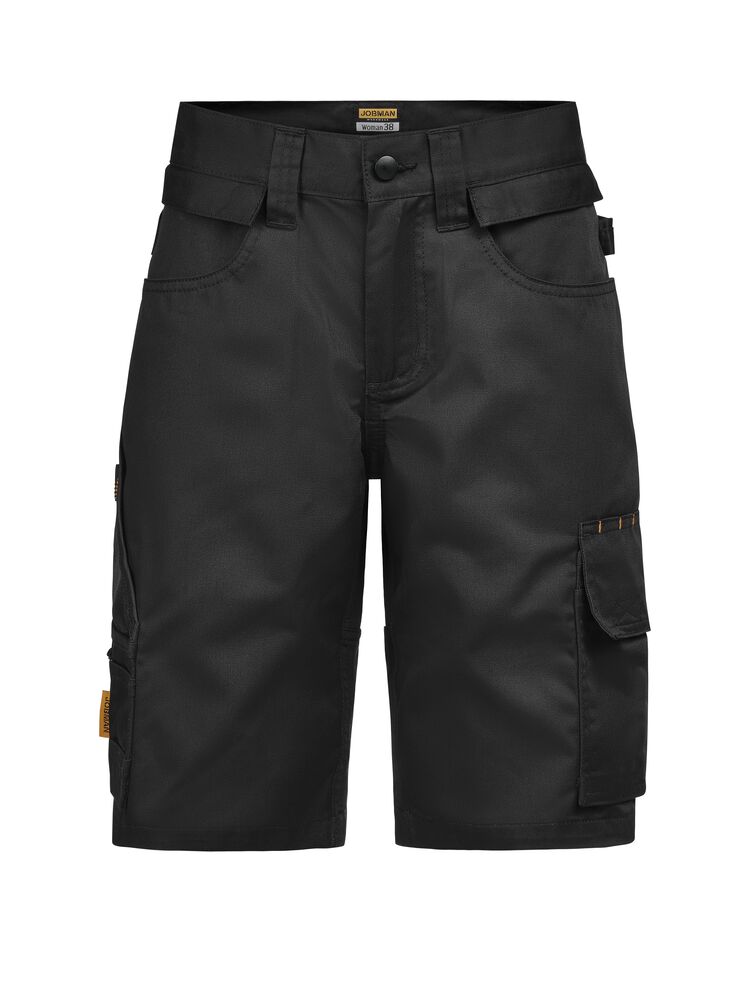 2337 Hantverksshorts semistretch Dam Svart