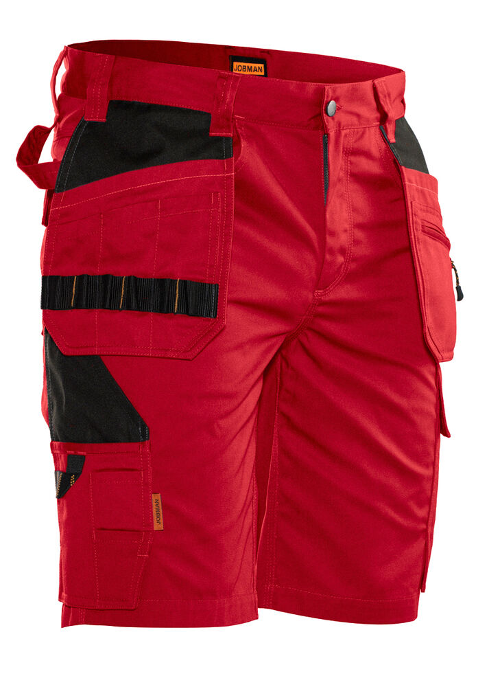 2722 Hantverksshorts Röd/Svart