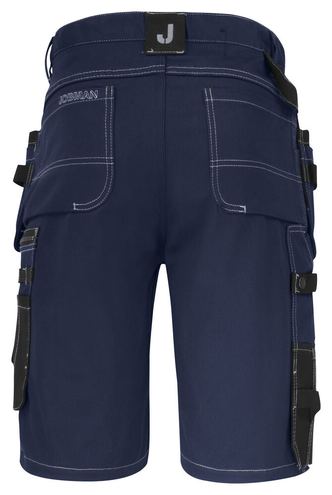 2733 Hantverksshorts Bomull Marinblå/Svart