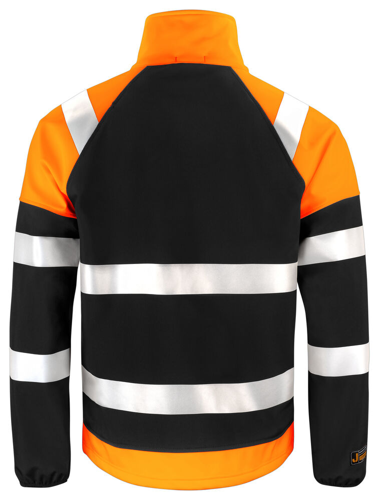 5125 Softshelljacka Varsel Svart/Orange