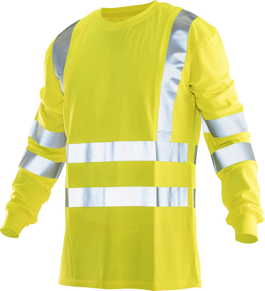 5593 T-shirt Långärmad Varsel Gul