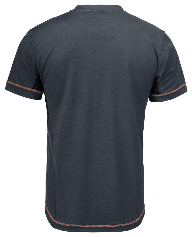 5595 T-shirt Dry-tech Merinoull Grå/Svart
