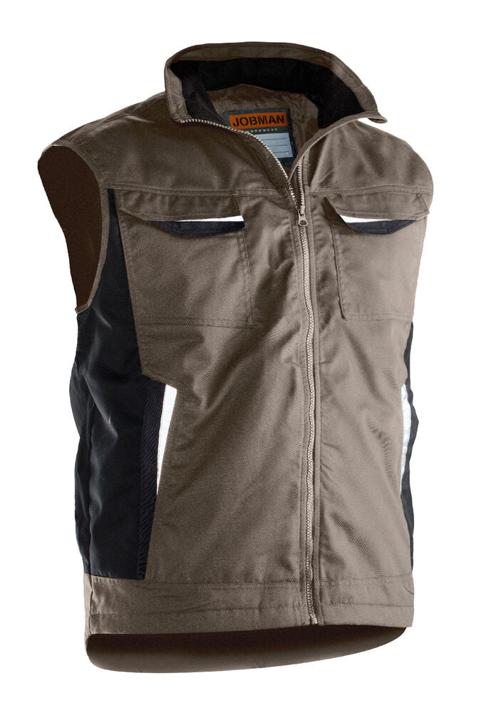 7517 Serviceväst Fodrad Khaki