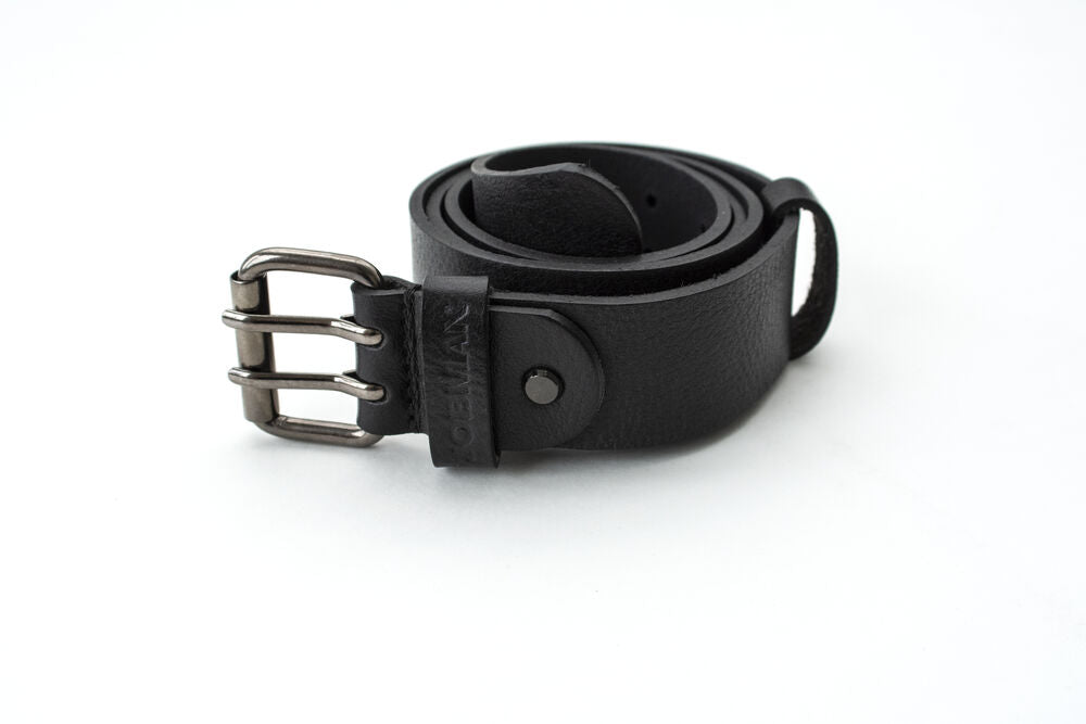 9307 Bälte Läder Svart