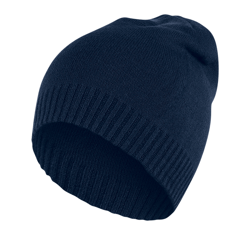 Beanie Double Cap Marinblå