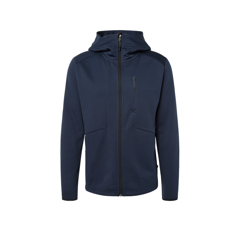 GRIT Zip Hoodie Marinblå
