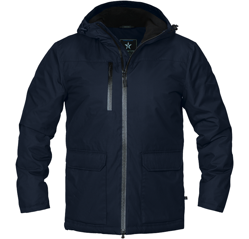 Winter Jacket Long Marinblå