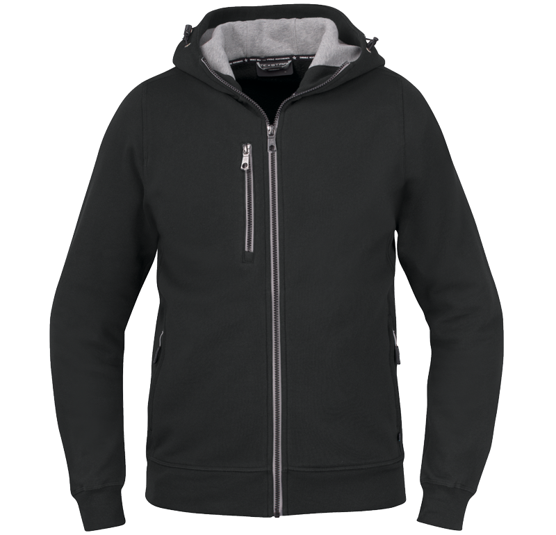 Hooded Cardigan Svart