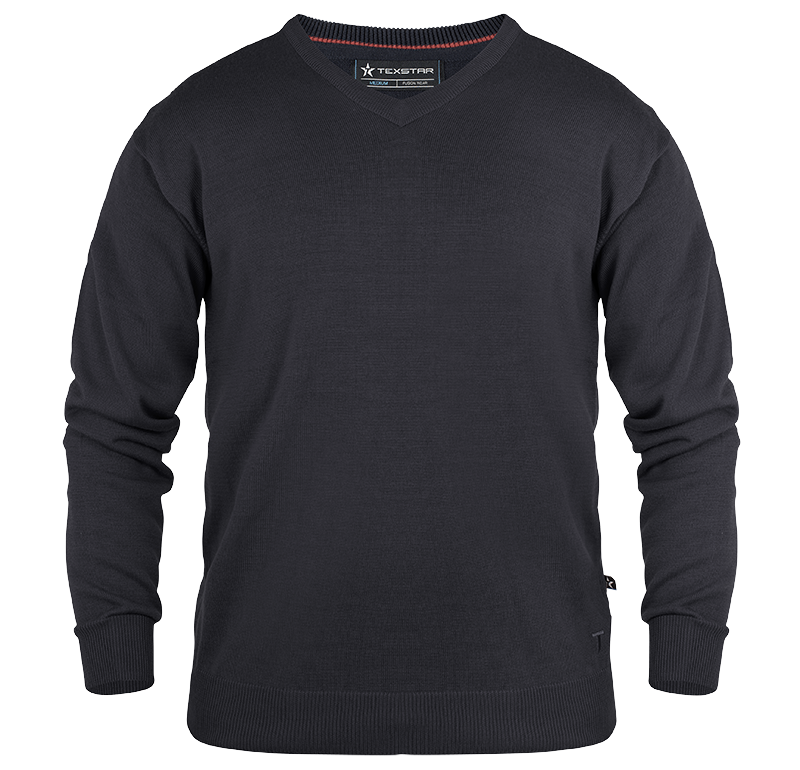 Pullover V-ringad Marinblå