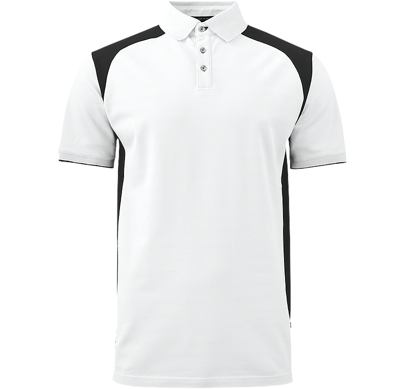 Stretch Pique Shirt Vit