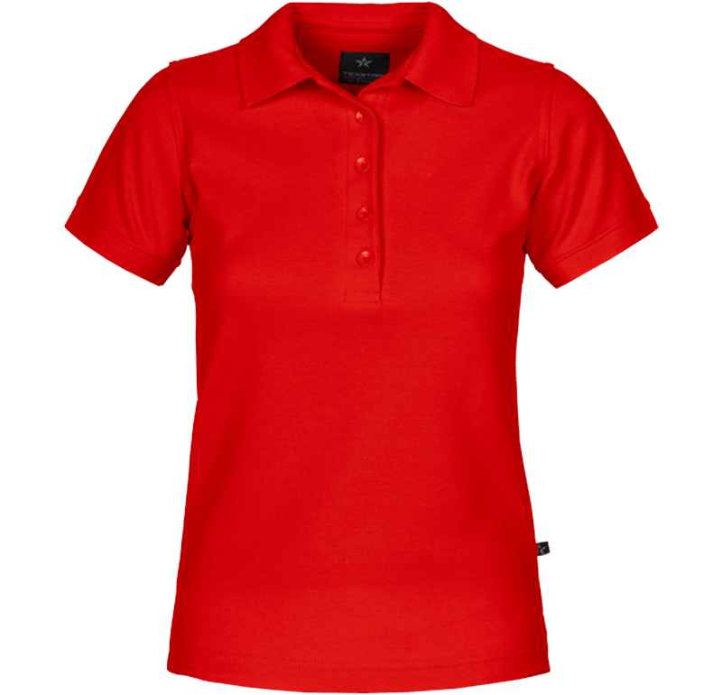 Pique Shirt Röd