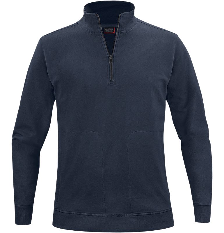 Crew Half Zip Sweater Marinblå