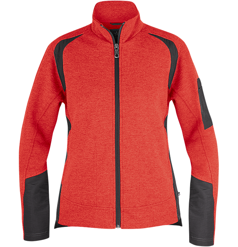 Crew Cardigan Röd