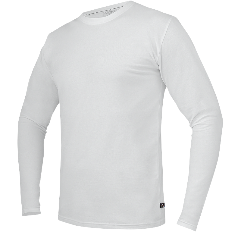 Stretch T-shirt Long Sleeve Vit
