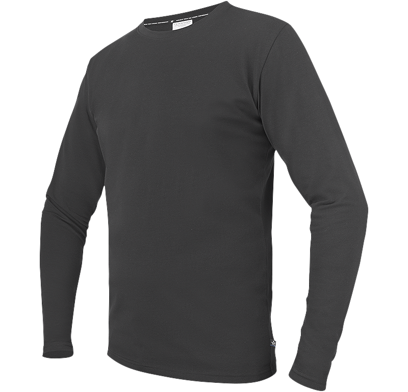 Stretch T-shirt Long Sleeve Svart