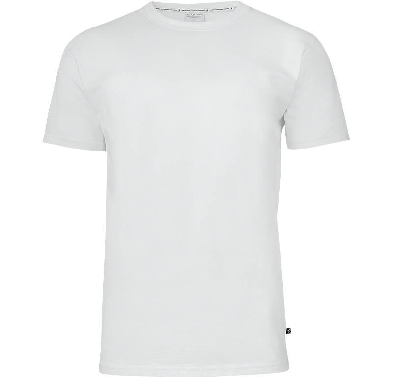 Stretch Crew T-shirt Vit