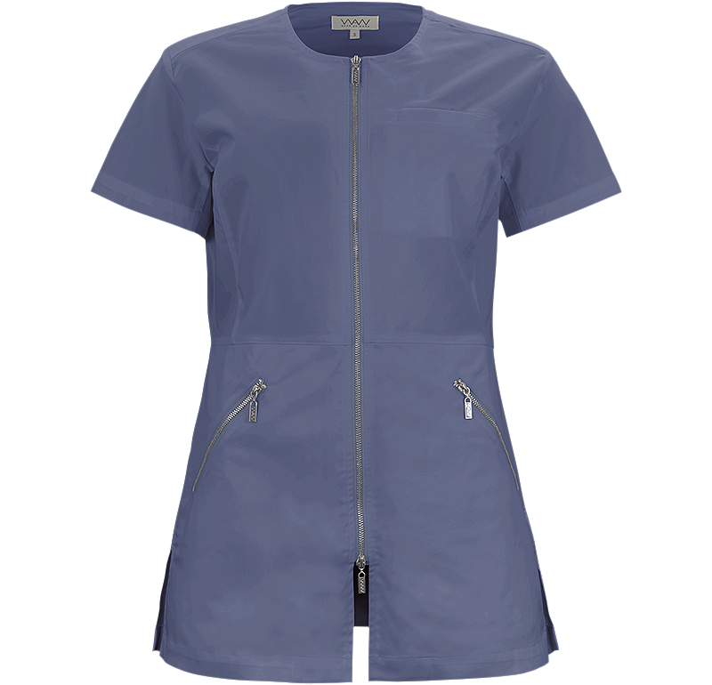 Leah Zip Top Blå