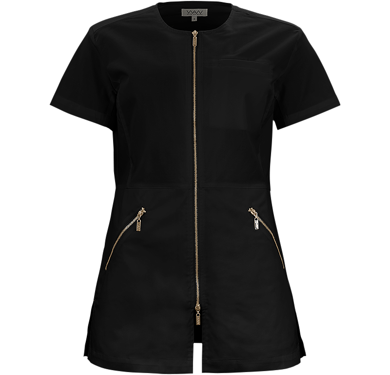 Leah Zip Top Svart