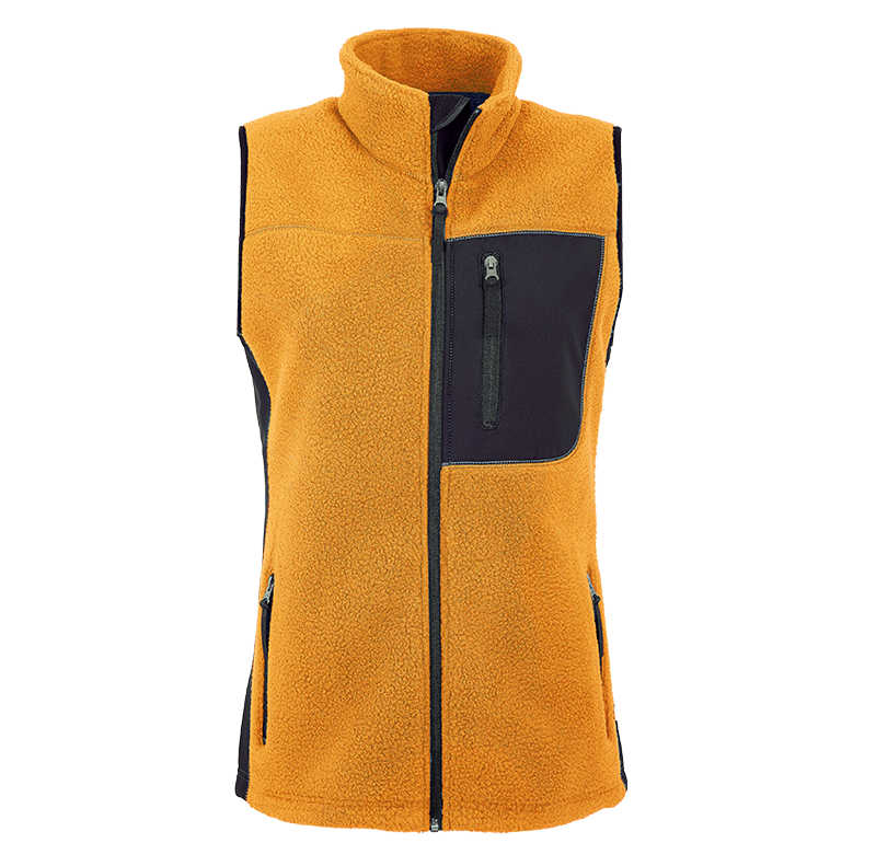 Pile Fleece Vest Orange