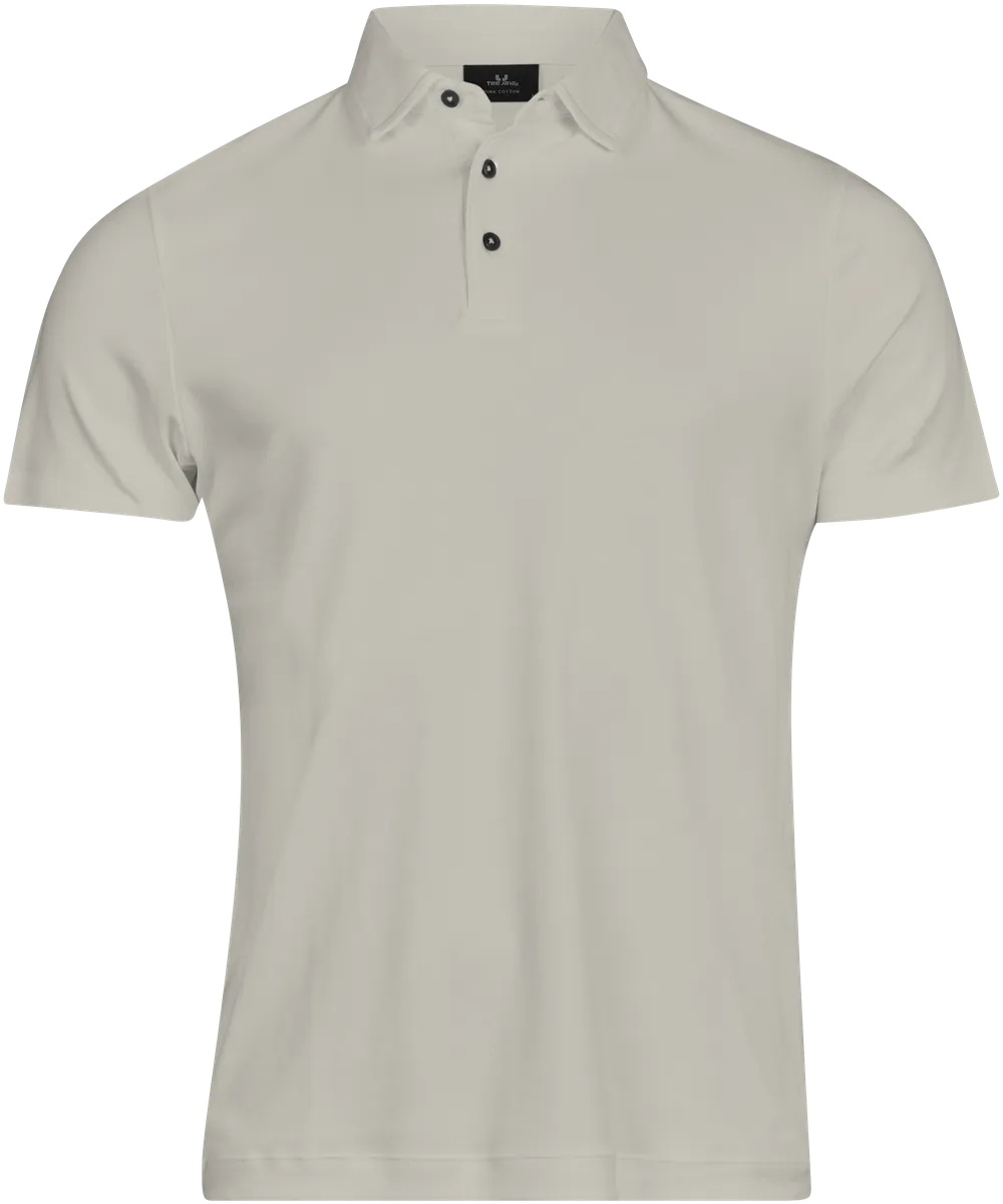 Pima Cotton Polo, piké för herrar Cement
