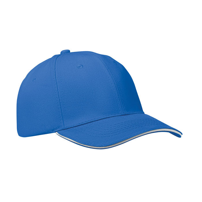 BUFFALO KEPS 6 PANELS 260g Buffalo Vit/Blå