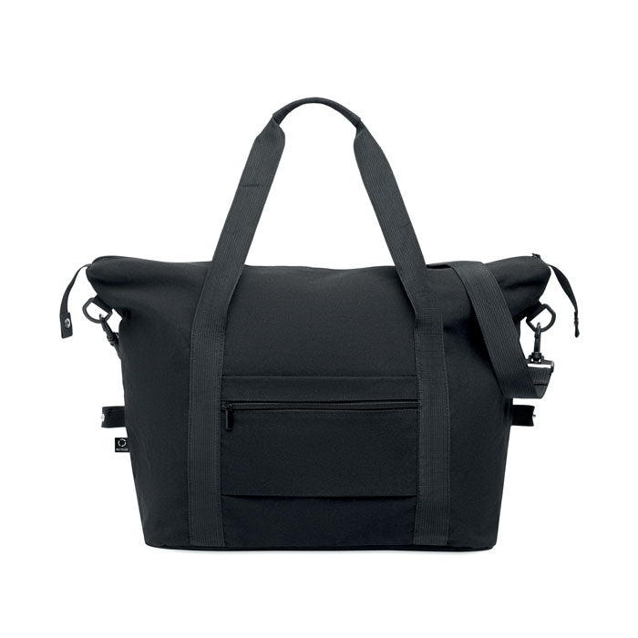 Weekendbag återvunnet material Koper Tote Svart