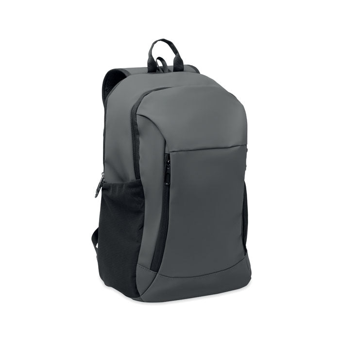 15'' mjuk PU-dataryggsäck Korovin Stengrå