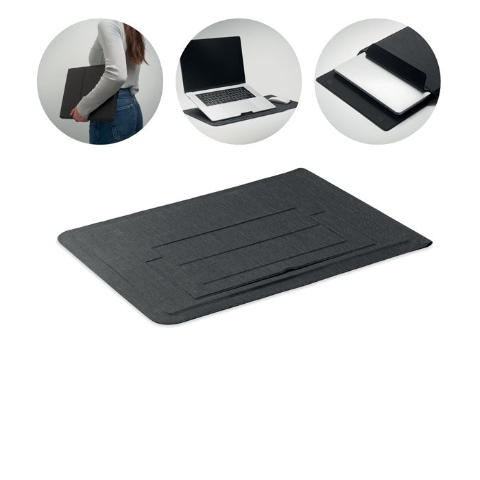 16 tums laptopfodral i filt Practic Svart