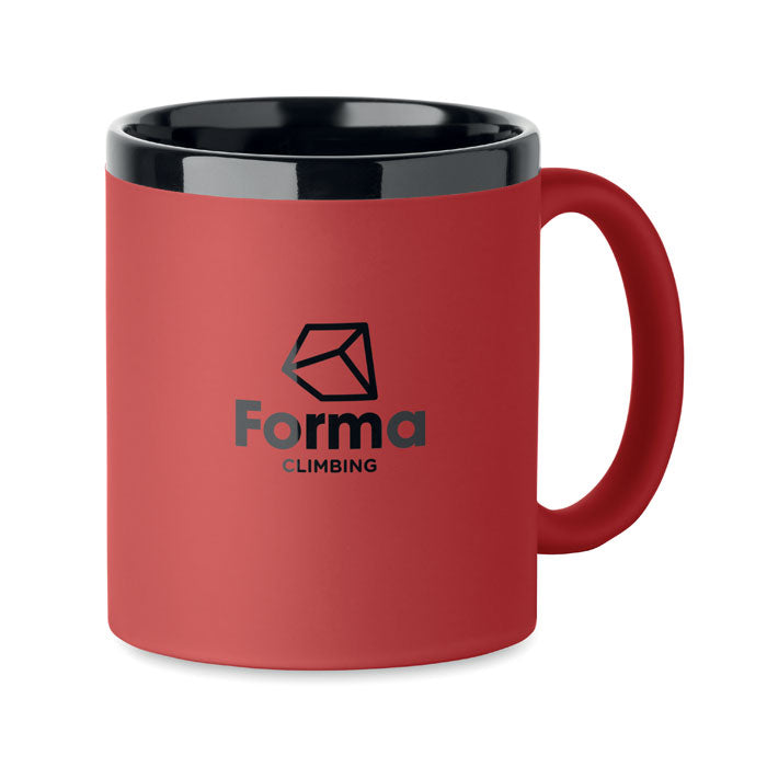 Keramikmugg för laser 300 ml Ruby Röd