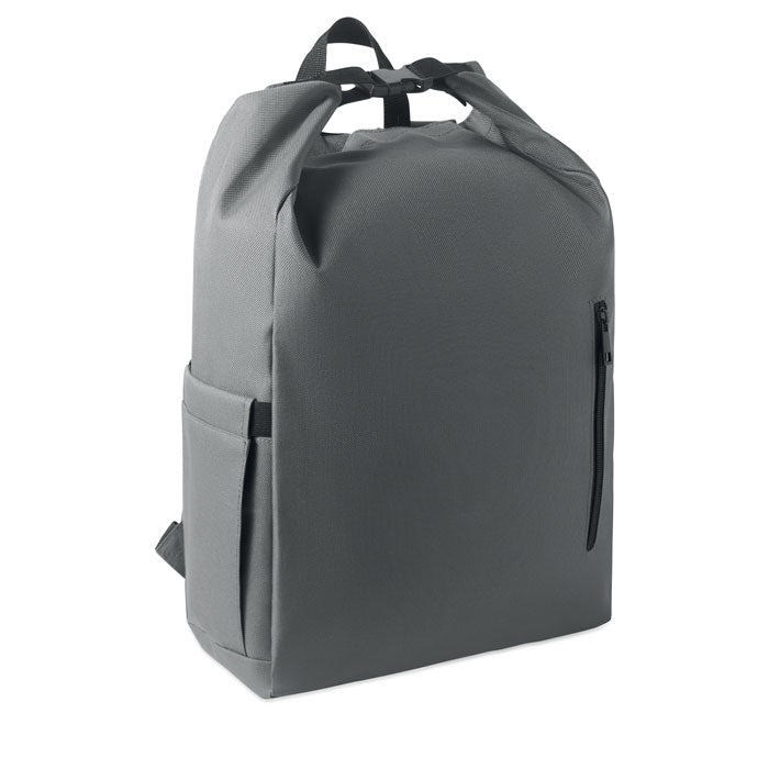 15'' laptop ryggsäck, rulltopp Uniton Stengrå