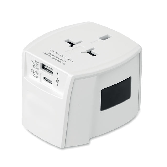 SKROSS® världsadapter Muv Usb Ac30 Pd Vit