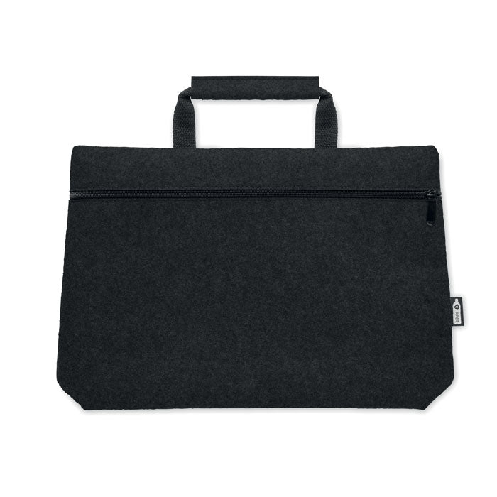 15" Laptopväska i RPET-filt Tapla Svart