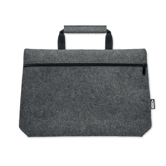15" Laptopväska i RPET-filt Tapla Stengrå
