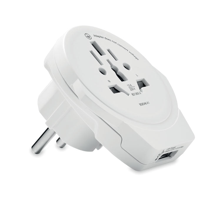 Skross World to Europe USB 12W World To Europe Vit
